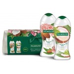 Подарочный набор Palmolive Бережный уход в косметичке, Гель-крем для душа 250 мл + Гель-крем для душа 250 мл + Косметичка (kastd)