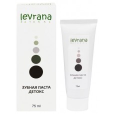 Зубная паста Levrana Детокс черная, 75 мл (kastd) в магазинах Ашан