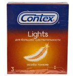 Презервативы Contex Lights особо тонкие, 3 шт (kastd)