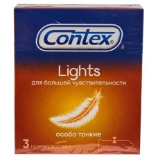 Презервативы Contex Lights особо тонкие, 3 шт (kastd) в магазинах Ашан