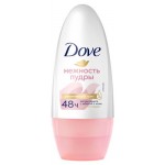 Антиперспирант-дезодорант шариковый Dove Нежность пудры, 50 мл (kastd)