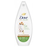 Крем-гель для душа Dove Восстановление кокос и миндальное молочко, 250 мл (kastd)