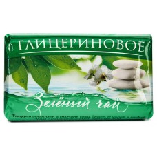 Мыло туалетное Зеленый чай Глицериновое, 100 г (kastd) в магазинах Ашан