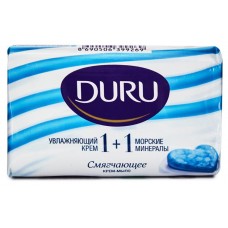 Крем-мыло Duru Soft Sensations 1+1 морские минералы, 80 г (kastd) в магазинах Ашан
