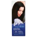 Крем-краска для волос Estel Love 1/0 Черный, 115 мл (kastd)