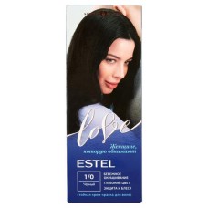 Крем-краска для волос Estel Love 1/0 Черный, 115 мл (kastd) в магазинах Ашан