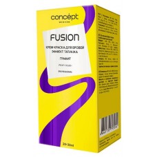 Крем-краска бровей Concept Fusion Эффект татуажа графит, 30+20 мл (kastd) в магазинах Ашан