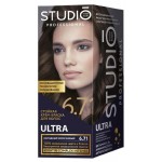 Крем-краска стойкая для волос Studio Professional 6.71 Холодный коричневый, 50/50/15 мл (kastd) Крем-краска стойкая для волос Studio Professional 6.71 Холодный коричневый, 50/50/15 мл (kastd)