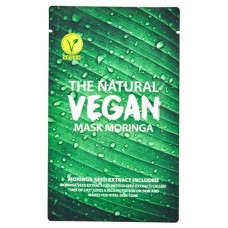 Маска для лица She's Lab Moringa The Natural Vegan с экстрактом моринги тканевая, 20 мл (kastd) в магазинах Ашан