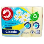 Туалетная бумага АШАН Красная птица с ароматом ромашки 2 слоя, 12 рулонов (kastd)