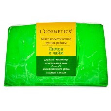 Мыло косметическое L'Cosmetics Лимон и лайм ручная работа, 80 г (kastd) в магазинах Ашан