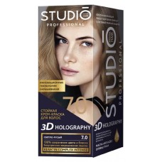 Крем-краска для волос Studio Professional Стойкая 7.0 Светло-русый (kastd) в магазинах Ашан