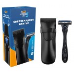 Подарочный набор BIC Hybrid 3 Flex, 1 ручка + 2 кассеты (kastd)
