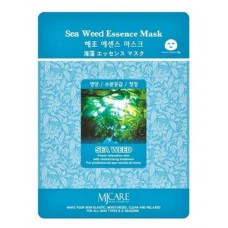 Маска тканевая для лица Mijin essence mask с морскими водорослями, 23 г (kastd) в магазинах Ашан