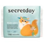 Прокладки ежедневные Secretday хлопковые Pure Love XS, 20 шт (kastd) Прокладки ежедневные Secretday хлопковые Pure Love XS, 20 шт (kastd)