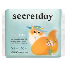 Прокладки ежедневные Secretday хлопковые Pure Love XS, 20 шт (kastd) в магазинах Ашан
