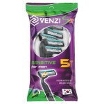 Бритвенные станки Venzi S2 одноразовые, 5 шт (kastd)