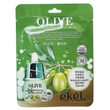Маска для лица тканевая Ekel Ultra Hydranting с экстрактом оливы, 25 г (kastd) в магазинах Ашан