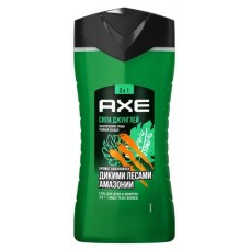 Гель для душа и шампунь Axe С пребиотиками и увлажняющими ингредиентами аромат вдохновлен дикими лесами амазонии, 250 мл (kastd) в магазинах Ашан