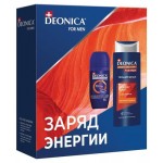 Подарочный набор Deonica For Men Energy shot гель для душа + антиперспирант, 311 г (kastd)