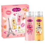 Набор подарочный Camay Romantique, гель для душа с ароматом розы 250 мл + гель для душа с ароматом грейпфрута 250 мл (kastd)