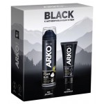 Набор подарочный для мужчин Arko Black Пена для бритья, 200 мл + Гель после бритья, 100 мл (kastd) Набор подарочный для мужчин Arko Black Пена для бритья, 200 мл + Гель после бритья, 100 мл (kastd)