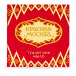 Мыло туалетное Новая Заря Красная Москва в футляре, 100 г (kastd)