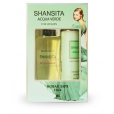 Набор подарочный женский Новая Заря Шансита Свежая Вода, парфюмированная вода 55 мл + дезодорант 75 мл (kastd) в магазинах Ашан