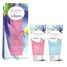 Набор подарочный Profresh Le Bouton, Крем для рук питательный 75 мл + Крем для ног смягчающий 75 мл (kastd) в магазинах Ашан