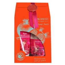 Набор подарочный Profresh Красный, Гель для душа увлажняющий 250 мл + Крем для рук и тела увлажняющий 150 мл (kastd) в магазинах Ашан