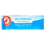 Бинт марлевый АШАН Красная птица стерильный, 5 м х 10 см (kastd)