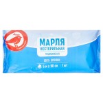 Марля медицинская АШАН Красная птица нестерильная, 5 м х 90 см (kastd)