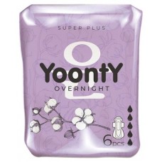 Прокладки гигиенические Yoonty Overnight, 6 шт (kastd) в магазинах Ашан