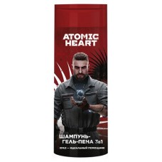 Шампунь-гель-пена для мужчин Atomic Heart увлажняющий 3в1, 400 мл (kastd) в магазинах Ашан