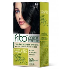 Крем-краска для волос Фитокосметик Fito Color Intense тон 1.0 Насыщенный черный, 115 мл (kastd) в магазинах Ашан