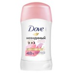 Антиперспирант-дезодорант стик Dove Невидимый Нежность лепестков, 40 мл (kastd)
