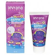 Детская зубная паста Levrana со вкусом черники и мяты 3+, 50 мл (kastd) в магазинах Ашан