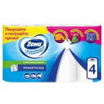 Полотенца бумажные Zewa 1/2 листа, 4 рулона (kastd)