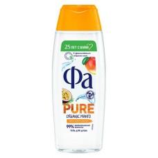 Гель для душа Fa Pure Organic аромат манго и маракуйи, 250 мл (kastd) в магазинах Ашан