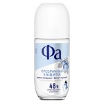 Дезодорант-антиперспирант шариковый Fa Прозрачная защита, 50 мл (kastd)
