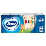Платочки бумажные Zewa Kids 3 слоя, 10 шт (kastd)