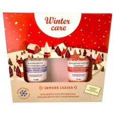 Подарочный набор Крем для рук и ногтей Winter Care защитный, 75 мл + Бальзам для рук Winter Care восстанавливающий, 75 мл (kastd) в магазинах Ашан