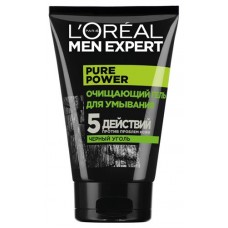 Гель для умывания L'Oreal Paris Men Expert 5 действий против проблем кожи, 100 мл (kastd) в магазинах Ашан