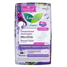 Прокладки ежедневные Laurier Beauty Style с цветочно-ягодным ароматом, 36 шт (kastd) в магазинах Ашан