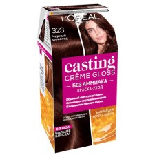 Краска для волос L'Oreal Paris Casting Creme Gloss черный шоколад тон 323, 180 мл (kastd) в магазинах Ашан