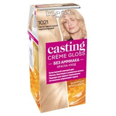 Краска для волос L'Oreal Paris Casting Creme Gloss светло-русый перламутровый тон 1021, 180 мл (kastd) в магазинах Ашан