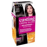 Краска для волос L'Oreal Paris Casting Creme Gloss без аммиака черная ваниль тон 100, 180 мл (kastd)