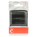 Резинки для волос Cosmia Средние, 12 шт (kastd)