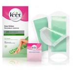 Восковые полоски Veet, технология Easy Gel-wax для сухой кожи, 12 шт (kastd)