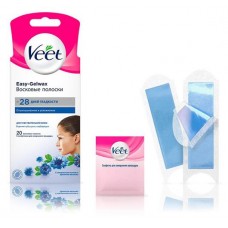 Восковые полоски Veet для чувствительной кожи лица, 20 шт (kastd) в магазинах Ашан